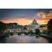 Roma y el Vaticano en la melodía de la tarde | Decoración fotográfica de Italia