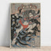 Reproduction of the painting Rori Hakuchō Chōjun (from the series The 108 Heroes of the Water Margin) - Utagawa Kuniyoshi