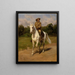 Colonel William F. Cody Buffalo Bill - Rosa Bonheur — framed artwork on a wall