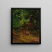 Deer at Rest - Rosa Bonheur — framed artwork on a wall