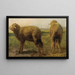 Ovejas en un prado - Rosa Bonheur — cuadro enmarcado en la pared