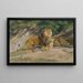 El Rey observa - Rosa Bonheur — cuadro enmarcado en la pared