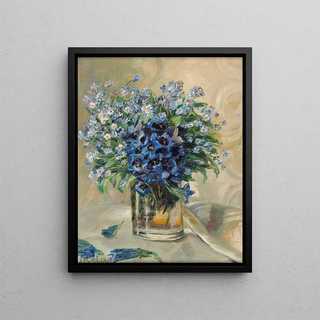 Rosa Scherer - Frhlingsblumen in Glasvase.webp