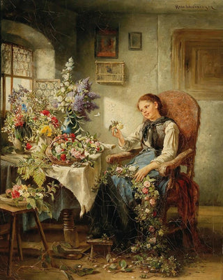 Rosa SchweningerAustrian - A Garland Of Flowers.webp