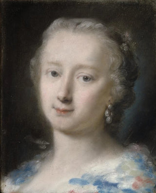 Rosalba Carriera - Young Woman with Flowers in her Hair.webp
