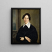 Retrato de Emilie Linder - Rosalie Wieland-Rottmann — cuadro enmarcado en la pared