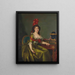 Retrato de una dama - Rose-Adélaïde Ducreux — cuadro enmarcado en la pared