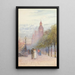 Palacio de Westminster y Westminster - Rose Barton — cuadro enmarcado en la pared
