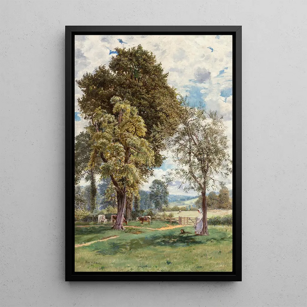 Contemplation - Rose Emily Stanton — framed artwork on a wall