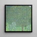Roseraies sous les arbres - Gustav Klimt — cuadro enmarcado en la pared
