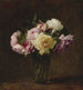 Reproducción del cuadro Rosas en un jarrón - Henri Fantin-Latour