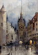 Escena callejera en Múnich - Ross Sterling Turner — vista de la obra