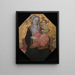 Virgin and Child Painting - Rossello di Jacopo Franchi — framed artwork on a wall