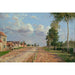 Reproduction of the painting of Route de Versailles, Rocquencourt - Camille Pissarro