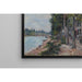 Reproducción del cuadro de la ruta a lo largo del Sena en Saint-Mammès - Alfred Sisley