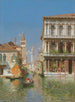 Gondola en el Gran Canal cerca de Ca' Rezzonico, Venecia - Rubens Santoro — vista de la obra