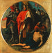 Rudolf I de Habsbourg sobre el cuerpo de Ottokar en Drnkrut 1278 - Karl von Blaas — presentado en un interior