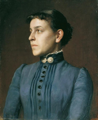 Rudolf Bacher - Dame Im Blauen Kleid Datierung.webp