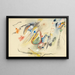 Untitled Painting - Rudolf Bauer — framed artwork on a wall