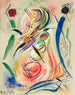 Marine Shapes Painting Without Title - Rudolf Bauer — artwork view