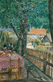 Jardín de la posada - Rudolf Bernt — vista de la obra