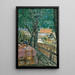 Jardín de la posada - Rudolf Bernt — cuadro enmarcado en la pared