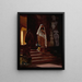 Entrar en el templo - Rudolf Ernst — cuadro enmarcado en la pared