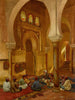 En la Madrasa - Rudolf Ernst — vista de la obra