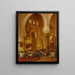 En la Madrasa - Rudolf Ernst — cuadro enmarcado en la pared