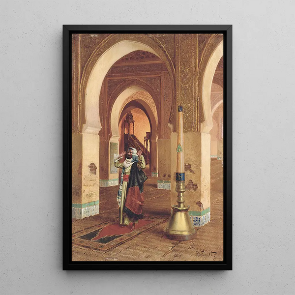 La Prière - Rudolf Ernst — cuadro enmarcado en la pared
