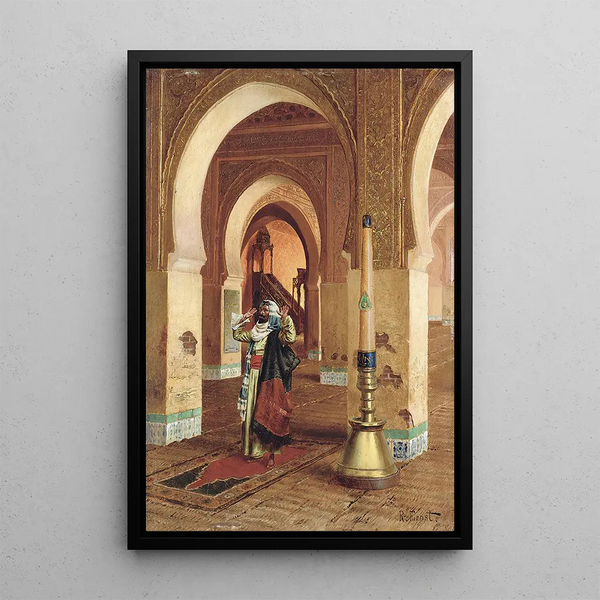 La Prière - Rudolf Ernst — cuadro enmarcado en la pared