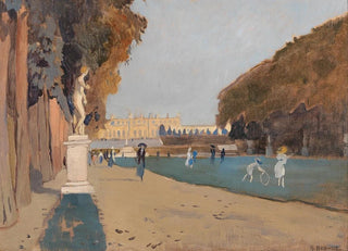 Rudolf Hellwag - Walking in the Palace Grounds.webp