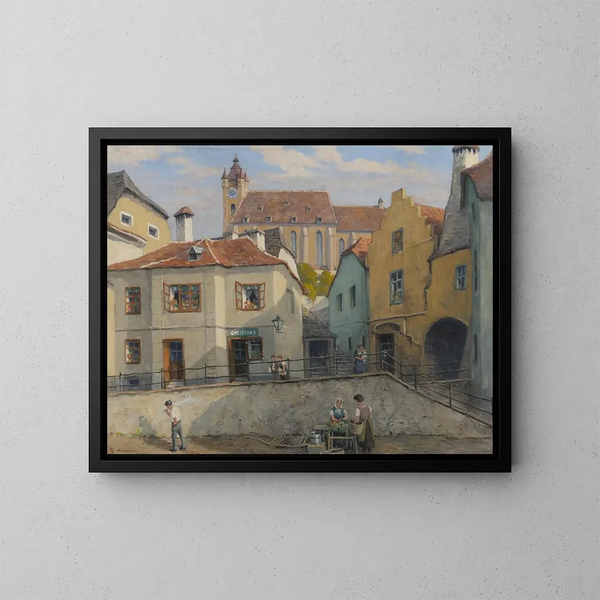 Krems - Rudolf Kierner — cuadro enmarcado en la pared