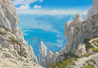 Rudolf Reschreiter - Blick vom Grat zwischen Herzogstand und Heimgarten auf den Kochelsee.webp