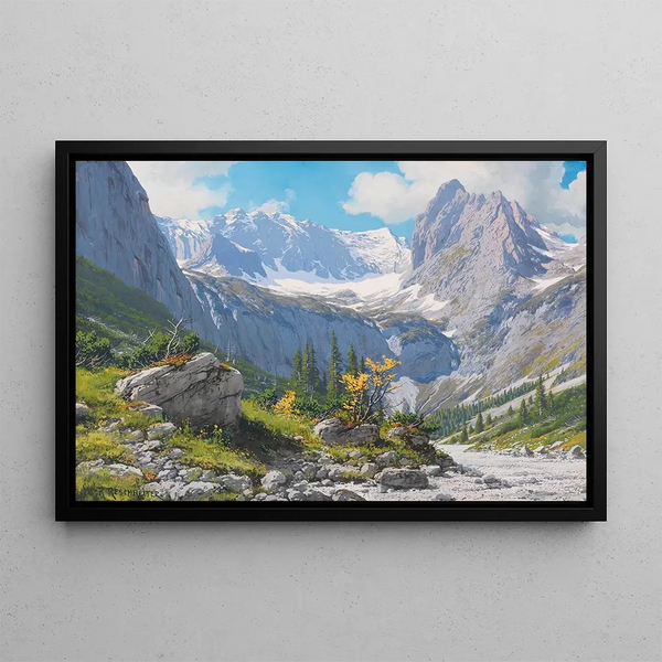 Rudolf Reschreiter - Blick von der Hllentalangerhtte zum Hllentalgletscher und den Riffelwandspitzen.webp