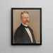 Retrato de M. Siegl - Rudolf Swoboda — cuadro enmarcado en la pared