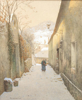 Rudolf Weber - Verschneites Gsschen.webp