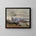 Vista de San Giorgio Maggiore desde la Mole en Venecia - Rudolf von Alt — cuadro enmarcado en la pared