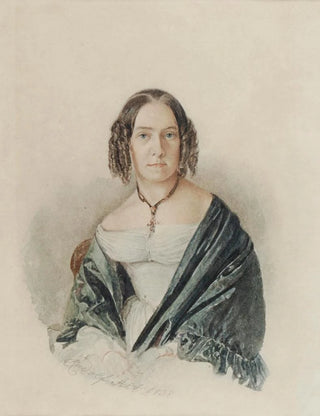 Rudolf von Alt - Damenportrt.webp