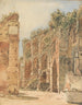 Les ruines du château d'Emmerberg dans le Nouveau Monde près de Wiener Neustadt - Rudolf von Alt — artwork view