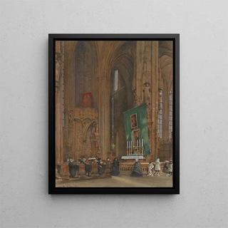 Rudolf von Alt - Inneres der Stephanskirche.webp