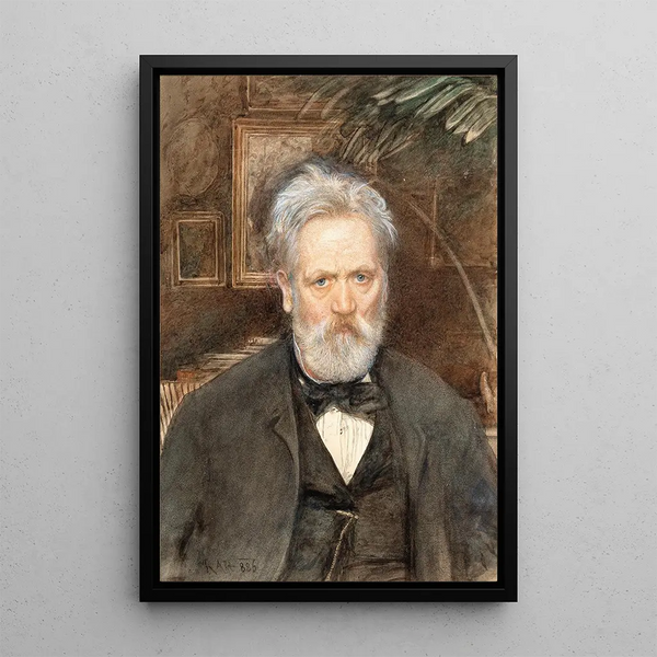 Autorretrato - Rudolf von Alt — cuadro enmarcado en la pared