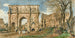 L'Arc de Constantin et le Colisée Rome - Rudolf von Alt — artwork view