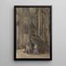 L'intérieur de la cathédrale Saint-Étienne à Vienne - Rudolf von Alt — cuadro enmarcado en la pared