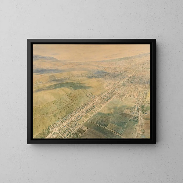 Boulevard Dornbacher y Alsbach - Rudolf von Alt — cuadro enmarcado en la pared