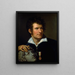 Retrato de Thorvaldsen - Rudolph Suhrlandt — cuadro enmarcado en la pared