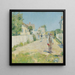 Rue à Gloucester - Childe Hassam — cuadro enmarcado en la pared