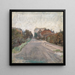 Calle en las afueras de Copenhague - Albert Gottschalk — cuadro enmarcado en la pared
