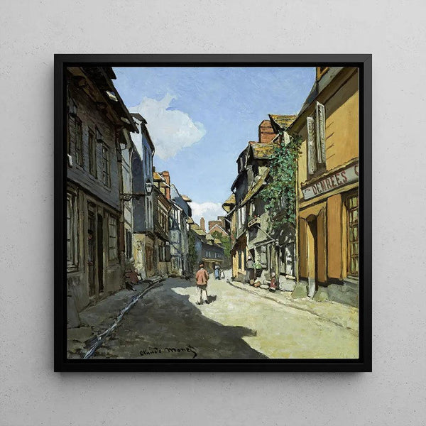 Reproduction of the painting Rue de la Bavole, Honfleur - Claude Monet