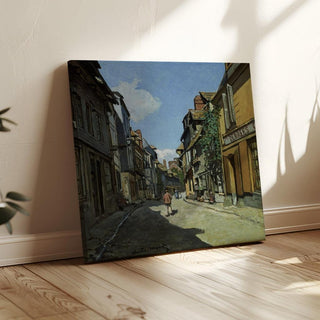 Rue de la Bavole, Honfleur - Claude Monet | Reproduction Tableau Décoration murale affiche copie